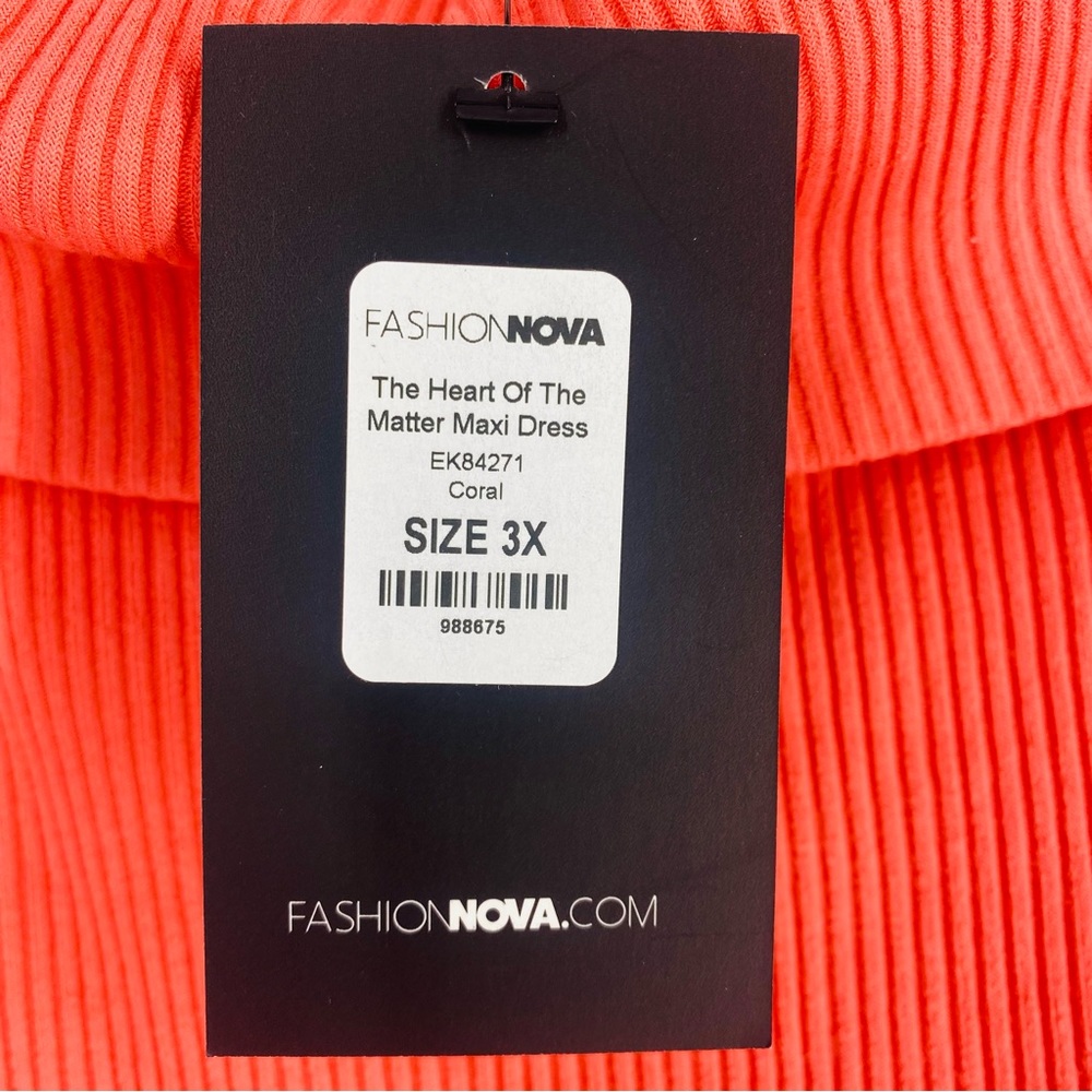 Fashion Nova Pink Ribbed Off Shoulder New Stretch Belted Maxi Dress Plus Size 3X - Picture 12 of 14